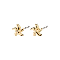 OAKLEY Starfish Earrings, gold plated, Pilgrim