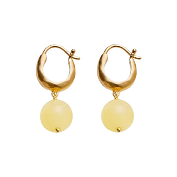 Honey&nbsp;Earrings, gold plated, Pernille Corydon Jewellery