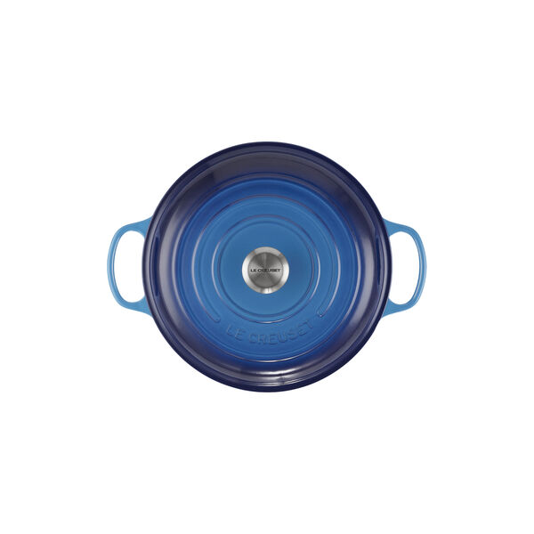 Signature cast iron buffet pot 30 cm, azure blue, Le Creuset