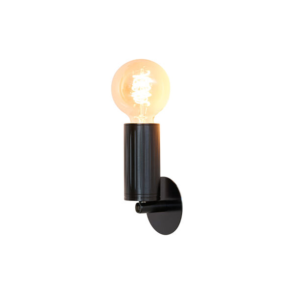 Luminar Box Mount Wall Lamp, gunmetal black, Rama Lights