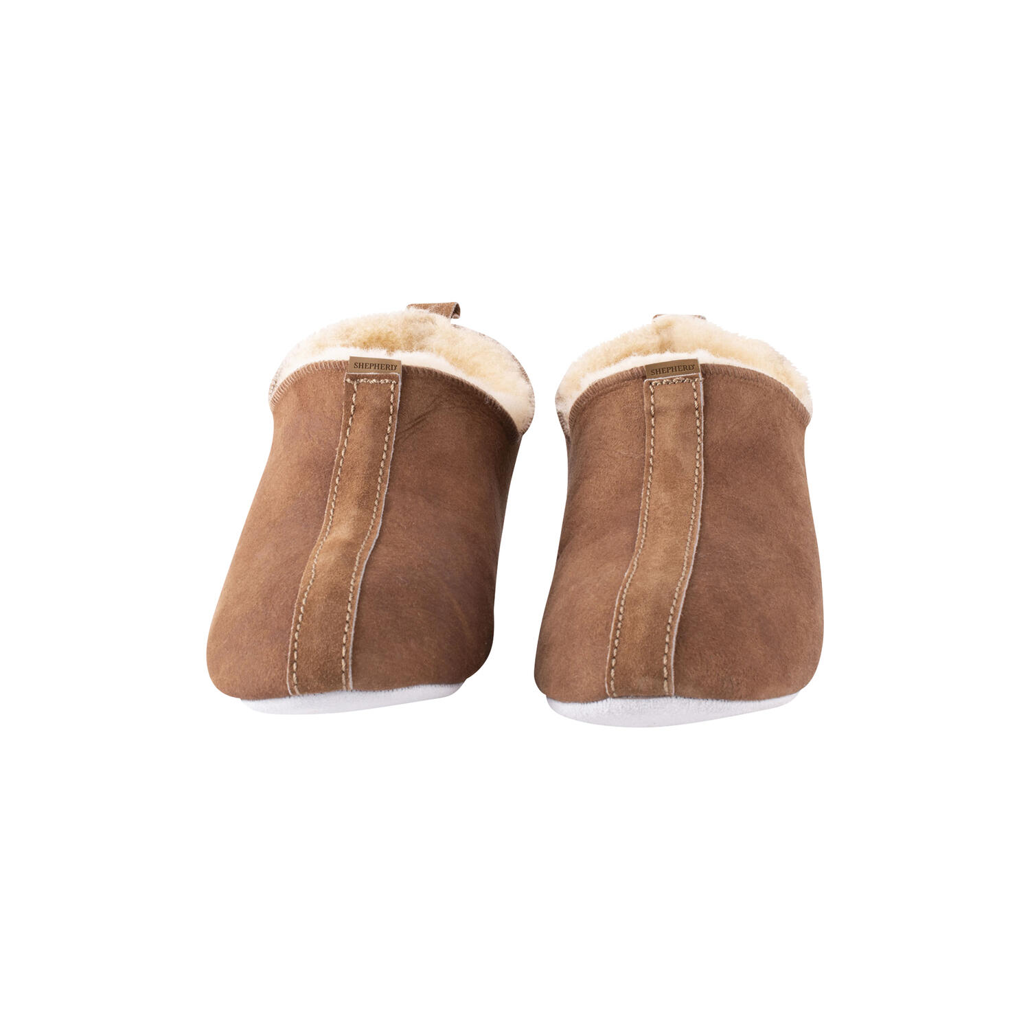 Lina Slippers, antique cognac