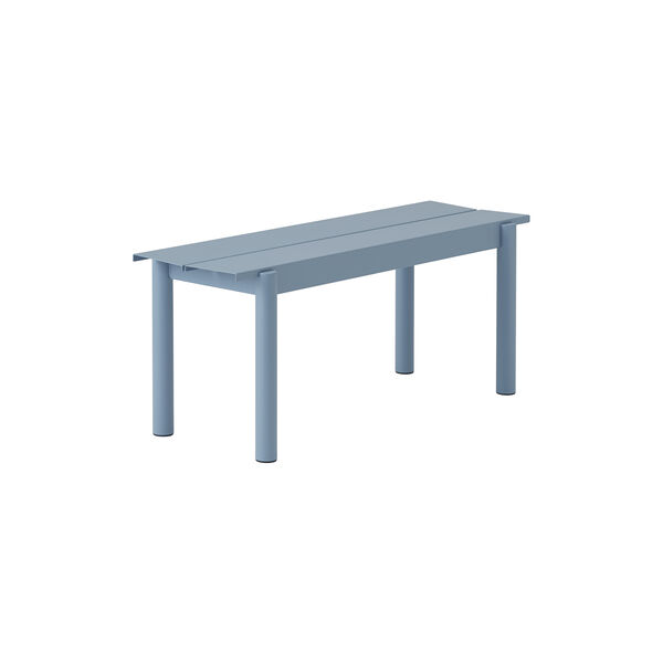 Linear Steel Bench, pale blue, Muuto