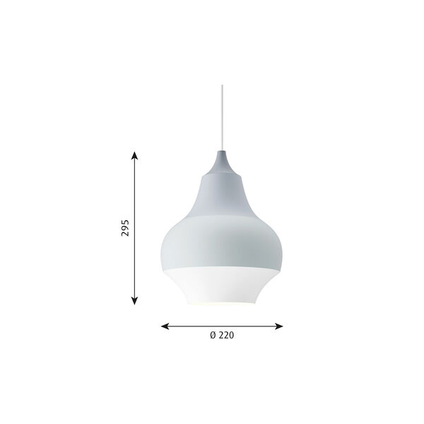 Cirque Pendant, grey Cirque Pendant, grey, Louis Poulsen
