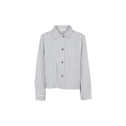 Asta Short Jacket, w. white / asphalt, Basic Apparel