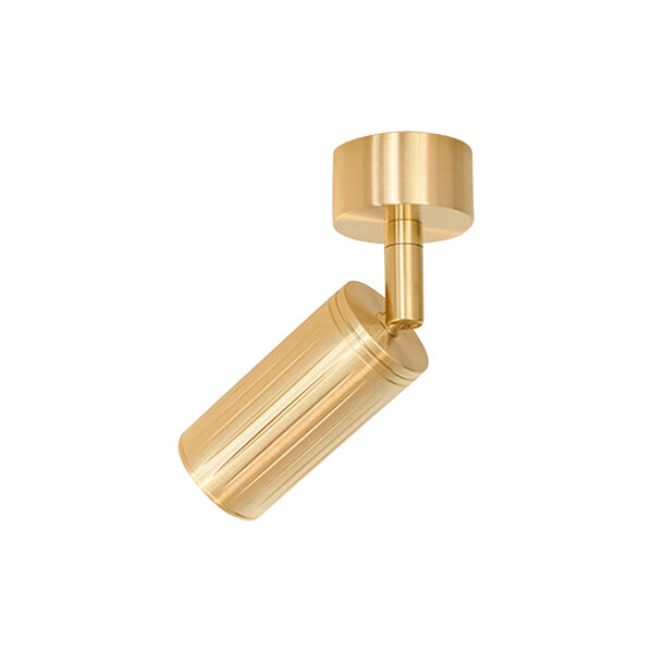 Luminar Canopy Ceiling Light, brass, Rama Lights