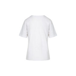 Tee with Coster heart print, pink heart / white, Coster Copenhagen