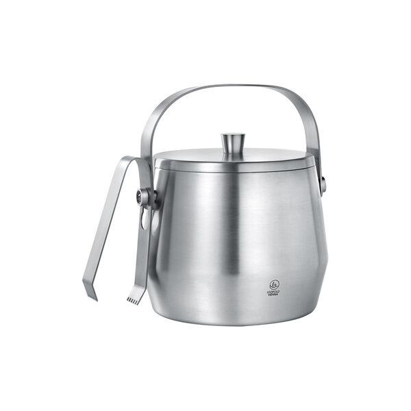 Ice Bucket, matte steel, Bredemeijer