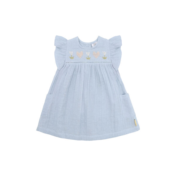 HCKatinka Dobby Dress, zen blue, Hust & Claire