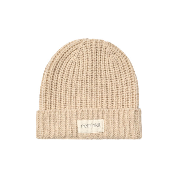 Knitted Beanie Chamonix, fossil melange, Rethinkit