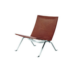 PK22™ Lounge Chair, Grace walnut, Fritz Hansen