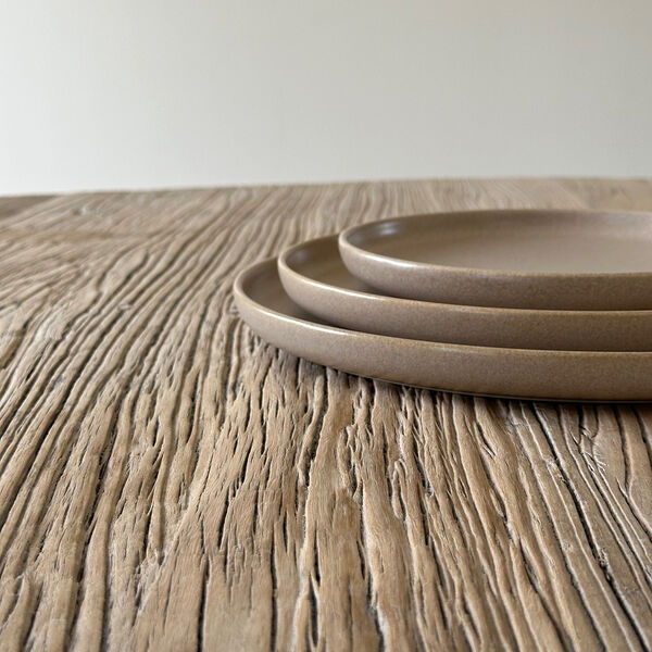 CAPRI Plate Small, matte taupe, HOEME Copenhagen