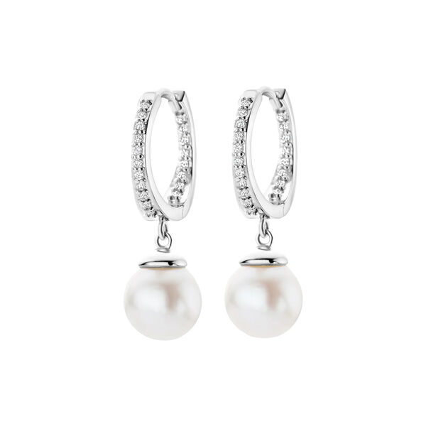 MALIBU PEARL HANGER, sterling silver MALIBU PEARL HANGER, sterling silver, Spirit Icons