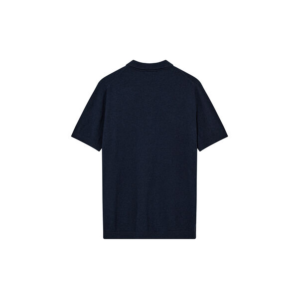 MMGKyle Bouclé SS Polo, navy MMGKyle Bouclé SS Polo, navy, MOS MOSH Gallery