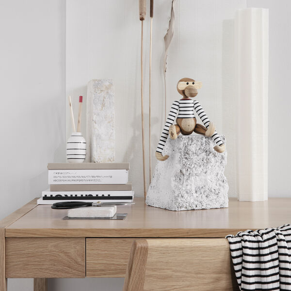 Monkey x N&oslash;rgaard paa Str&oslash;get Small, white/black, Kay Bojesen Denmark