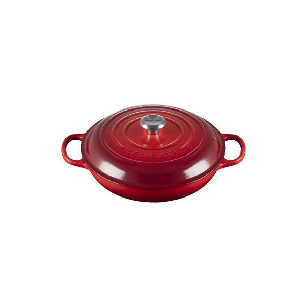 Signature cast iron buffet pot 30 cm, cerise, Le Creuset