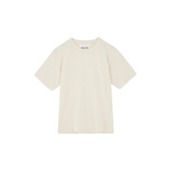 Classic Circular Tee, pure ecru, Aiayu