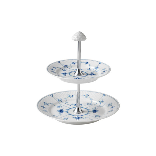 Blue Fluted Plain Etagere, Royal Copenhagen