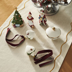 Black Fluted Star Christmas ornament 2 pcs., Royal Copenhagen