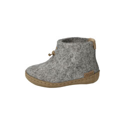 Felt Ankle Shoe Kids, grey, Glerups