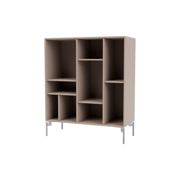 Montana 1613 Shelf with Legs, 137 mushroom/black, Montana Furniture