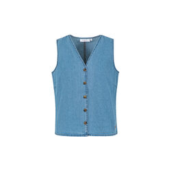 ELENORA denim vest, light denim blue, Coster Copenhagen