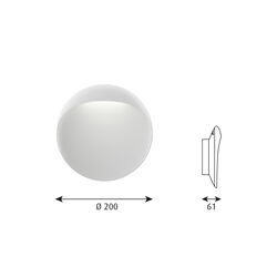 Flindt Wall Lamp S, white, Louis Poulsen