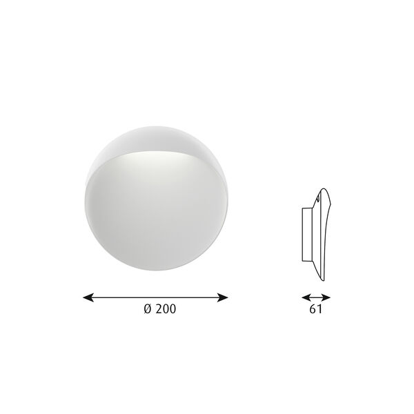 Flindt Wall Lamp S, white Flindt Wall Lamp S, white, Louis Poulsen