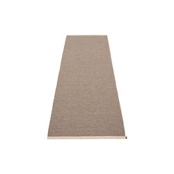 Mono Plastic Rug, dark mud/mud, Pappelina
