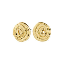 AIR earrings, gold plated, Pilgrim