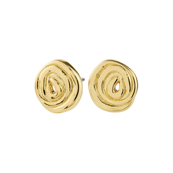 AIR earrings, gold plated, Pilgrim