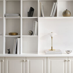 PH 2/1 Portable Table Lamp, brass, Louis Poulsen