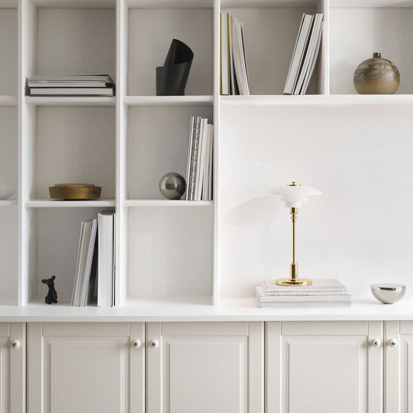 PH 2/1 Portable Table Lamp, brass, Louis Poulsen