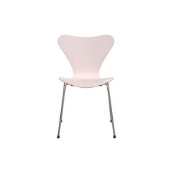 Series 7™ 7:14 AM Dining Chair, pink/chrome, Fritz Hansen