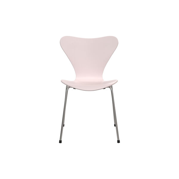 Series 7™ 7:14 AM Dining Chair, pink/chrome, Fritz Hansen