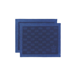 Waves Placemat 2 pcs, blue, Royal Copenhagen