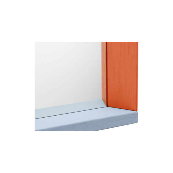 Colour Frame Mirror Large, blue/orange, Vitra 