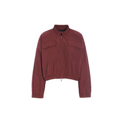 Fukkura poplin Bomber Jacket, maroon, BITTE KAI RAND
