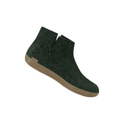 Felt Ankle Shoe, forest, Glerups