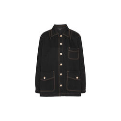 Short Overshirt Jacket, black, Ilse Jacobsen Hornb&aelig;k