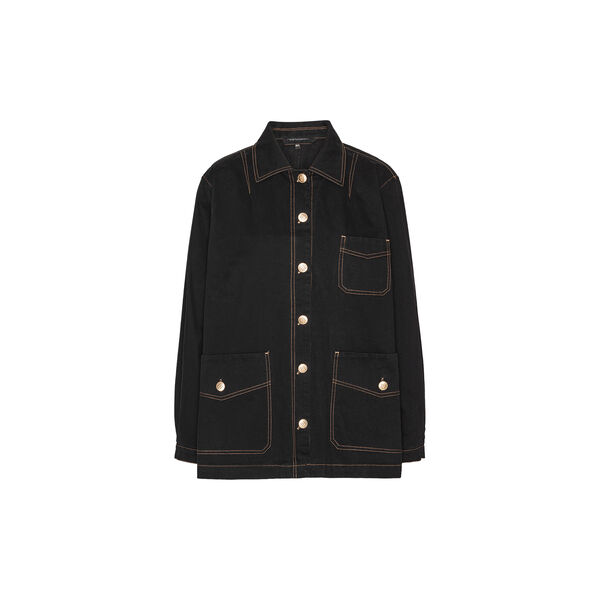 Short Overshirt Jacket, black, Ilse Jacobsen Hornb&aelig;k
