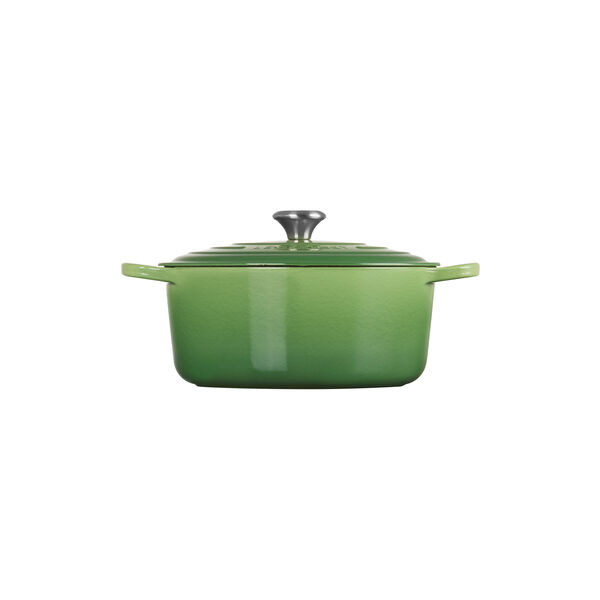 Signature round cast iron pot &Oslash; 28 cm, bamboo green, Le Creuset