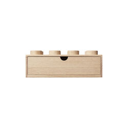LEGO® 2x4 Desk Drawer, soap treated oak, Room Copenhagen