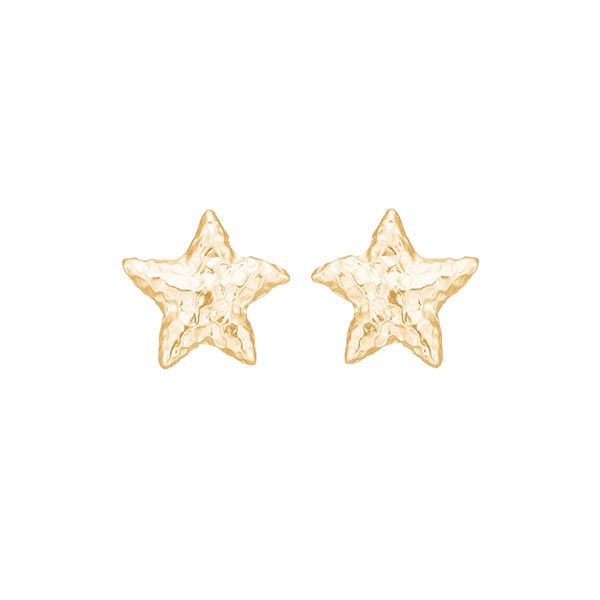 Starfish Lustre Earrings 8 mm, gold plated, Studio Z