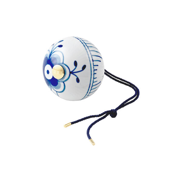 Blue Fluted Mega Christmas Bauble No. 2, Royal Copenhagen