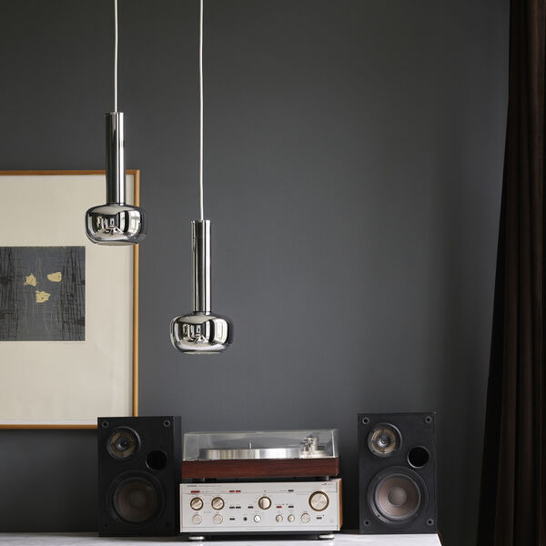 VL 56 Pendant, high-gloss chrome-plated, Louis Poulsen