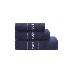 Plain Towel, navy, BOSS Home