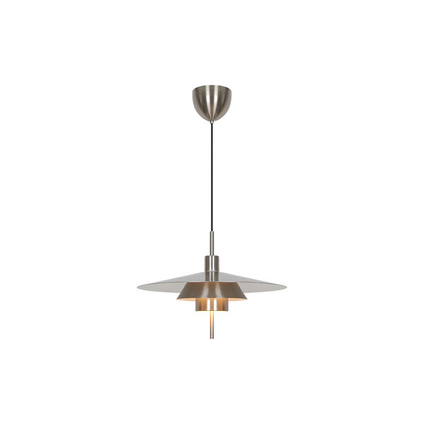 Latika Pendant, brushed chrome, Design For The People