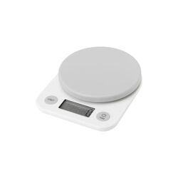 FOODIE kitchen scale, white, RIG-TIG