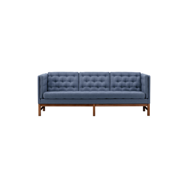 EJ315 3-seater Sofa, 007 Pigment/oiled walnut, Fredericia Furniture