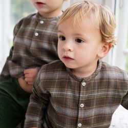 Baby Brushed Shirt | Trail Checks, Serendipity